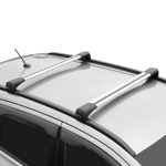 Багажник LUX BRIDGE Audi Q7 c 2015 со штатными местами в рейлингах- фото