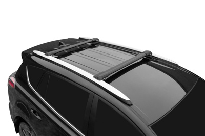 Багажник на рейлинги LUX Hunter L45-B черный - фото5
