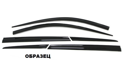 Ветровики клеящиеся Cobra tuning Renault Duster 2010-2021 (6 шт) - фото