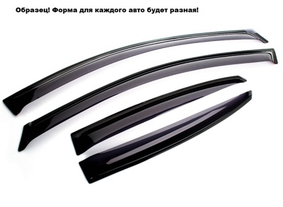 Ветровики клеящиеся Auto Plex Audi A4 B8 2008-2011;2012- SD