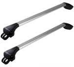 Багажник Modula Oval Bar System BLACK AL for open railing (на классические рейлинги)- фото