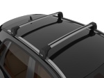 Багажник LUX SCOUT 2 silver на интегрированные рейлинги- фото