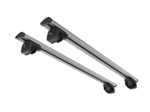 Багажник LUX ТРЭК-2 с дугами аэро-трэвэл крыло серое (82мм)- фото2