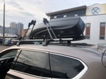 Автобокс ED Магнум 330 черный карбон (330 л; 185х60х42 см)- фото3