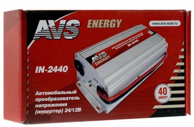 Автомобильный инвертор AVS Energy 2440 24/12V (40A)