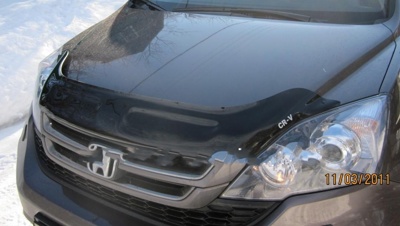 Дефлектор капота EGR Honda CR-V 2009-2012 с загибом РАСПРОДАЖА