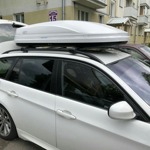 Автобокс ED Магнум 390 белый глянец на BMW 3 Е91- фото