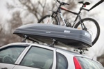 Автобокс Магнум Евродеталь 330 серый карбон (330 л)- фото