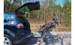Велоплатформа Amos GIRO 2 с наклоном для 2 велосипедов на фаркоп - фото3