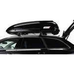 Автобокс Modula Travel Exclusive 370 черный глянец (370 л)- фото2