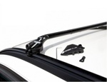Багажник Modula Oval Bar System BLACK AL for closed railing (на интегрированные рейлинги) - фото3