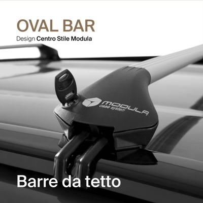 Багажник Modula Oval Bar System AL for closed railing (на интегрированные рейлинги) - фото4