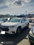 Автобокс WayBox 700 черный + багажник ED 311 aero на Chevrolet Traverse- фото