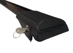 Багажник на рейлинги Wingbar black (Турция)- фото