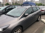 Багажник Turtle Air 2 Silver на Ford Focus 3 с 2015- фото