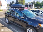 Автобокс Lux Tavr 175 черный матовый + Lux Scout на Ford Edge- фото