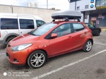 Автобокс MaxBox Pro 430 серый матовый + багажник ED aero на Mazda 2- фото