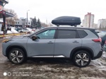 Автобокс ED Магнум 350 черный карбон + багажник Lux Bridge на Nissan X-Trail T33- фото2
