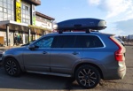 Автобокс Lux Tavr 197 темно-серый матовый на Volvo XC90 с 2015- фото3