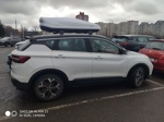 Автобокс Lux Irbis 175 белый глянец + багажник LUX Bridge Black на Belgee X50- фото2