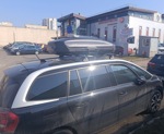 Автобокс LUX Tavr 175 чёрный матовый на Citroen Grand Spacetourer - фото3
