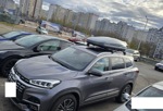 Автобокс Lux Irbis 175 тёмно-серый матовый + Lux Scout на Chery Tiggo 8- фото4