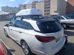 Автобокс ED Piligrim Magnum 390 белый глянец на Opel Astra K- фото2