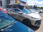 Автобокс ED Piligrim Magnum 390 черный глянец + багажник ED Argo на Dongfeng Forthing T5 Evo- фото3