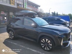 Автобокс ED Piligrim 390 черный глянец + багажник Lux Scout 2 на Geely Atlas 2- фото