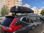 Автобокс ED Магнум 390 черный матовый на Honda CR-V с 2012- фото2
