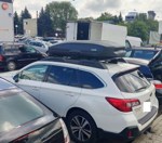 Автобокс LUX Tavr 197 черный матовый на Subaru Outback с 2013- фото2