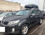 Автобокс LUX Tavr 197 черный матовый + багажник ED 311 aero Kia Sorento с 2009- фото3