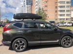 Автобокс ED Магнум 390 черный матовый на Honda CR-V с 2012- фото