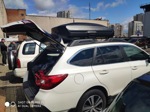 Автобокс LUX Tavr 175 черный матовый на Subaru Outback с 2013- фото4