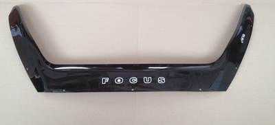 Дефлектор капота VT-52 Ford Focus 3+ с 2015 длинный - фото